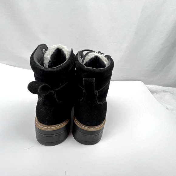 Time and Tru women’s hiker boots Sz 7.5 Suede Black - Picture 7 of 12